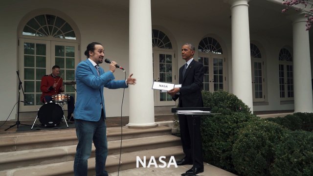 Rap improvisé de Lin-Manuel Miranda pour Barack Obama