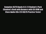 Download Complete IELTS Bands 6.5-7.5 Student's Pack (Student's Book with Answers with CD-ROM