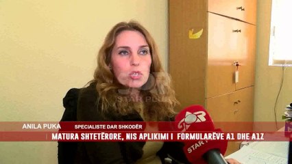 MATURA SHTETËRORE, NIS APLIKIMI I FORMULARËVE A1DHE A1Z