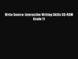 Read Write Source: Interactive Writing Skills CD-ROM Grade 11 PDF Free