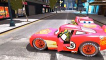 Tortues Ninja, 5 Flash McQueen Disney Cars 2 Moto, Voiture de Police   Dessin animé Francais