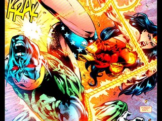 SECTION 6 BONUS FIGHT-(Wonder Woman Vs Kratos)