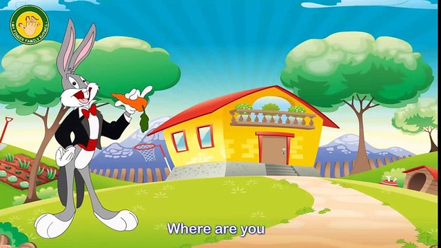 BUGS BUNNY Finger Family Song & Nursery Rhyme for Kids | MY FINGER FAMILY RHYMES Bugs Bunny Cartoons