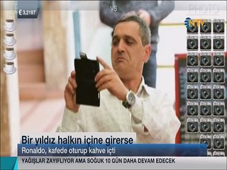 Cristiano Ronaldo, Halkın içine girip kahve içmeye kalkarsa