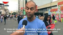 Vea lo que opinaron estos turistas de Houston, Texas, sobre la situación que presenta Venezuela