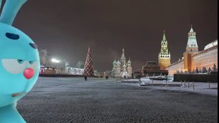 KROSH - HAPPY NEW YESR FROM MOSCOW!!! [ Russian animated movie Smeshariki ]