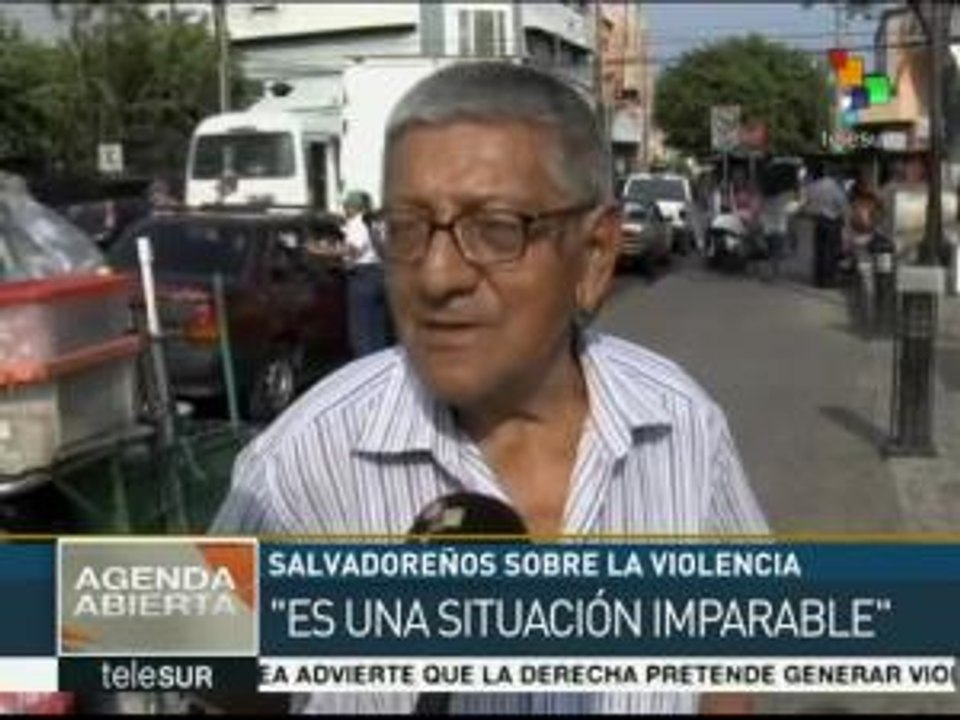 Salvadoreños apoyan acciones de Sánchez Cerén contra la delincuencia