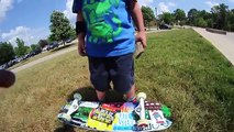 3 Year Olds FIRST SKATEBOARD TRICK!