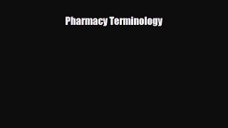 Download Pharmacy Terminology PDF Book Free