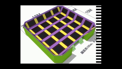 Most welcome trampoline park desing