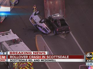 Rollover crash in Scottsdale