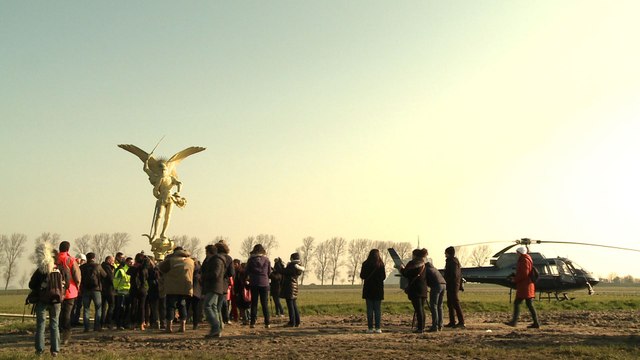 L'archange du Mont-Saint-Michel s'envole pour restauration