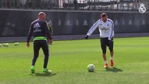 L'entraînement particulier de Zidane pour Benzema