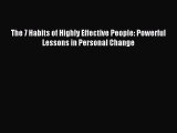 Download The 7 Habits of Highly Effective People: Powerful Lessons in Personal Change Ebook