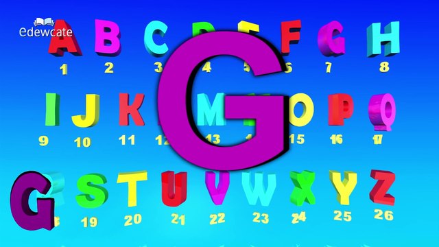 ABCD Alphabet Songs 3D ABC Songs for Children Learning ABC Nursery Rhymes in 3D