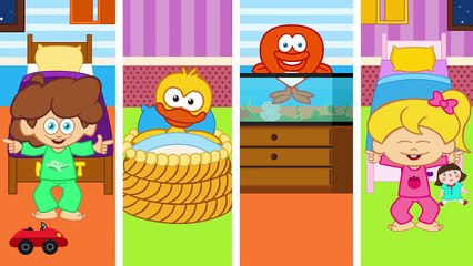 Koş Kendi Yatağına Sevimli Dostlar Eğitici Çizgi Film Çocuk Şarkıları