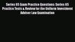 Read Series 65 Exam Practice Questions: Series 65 Practice Tests & Review for the Uniform Investment