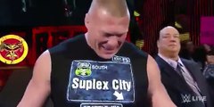 WWE RAW 2 8 2016 Dean Ambrose calls out Brock Lesnar