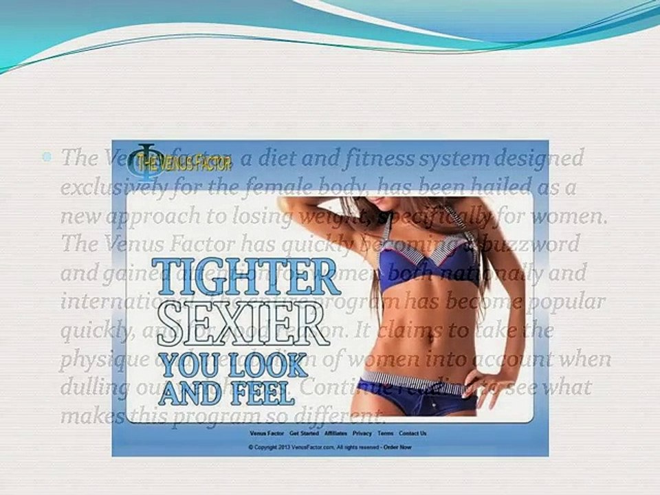 Watch Venus Factor - Don't Buy The Venus Factor Before You've Seen These Shocking Reviews!