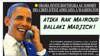 Obama a Bouteflika : Balaki madjich les 5 et 6 aout !