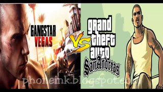 Graphics Comparison : GTA San Andreas VS Gangstar Vegas 2015 HD Gameplay