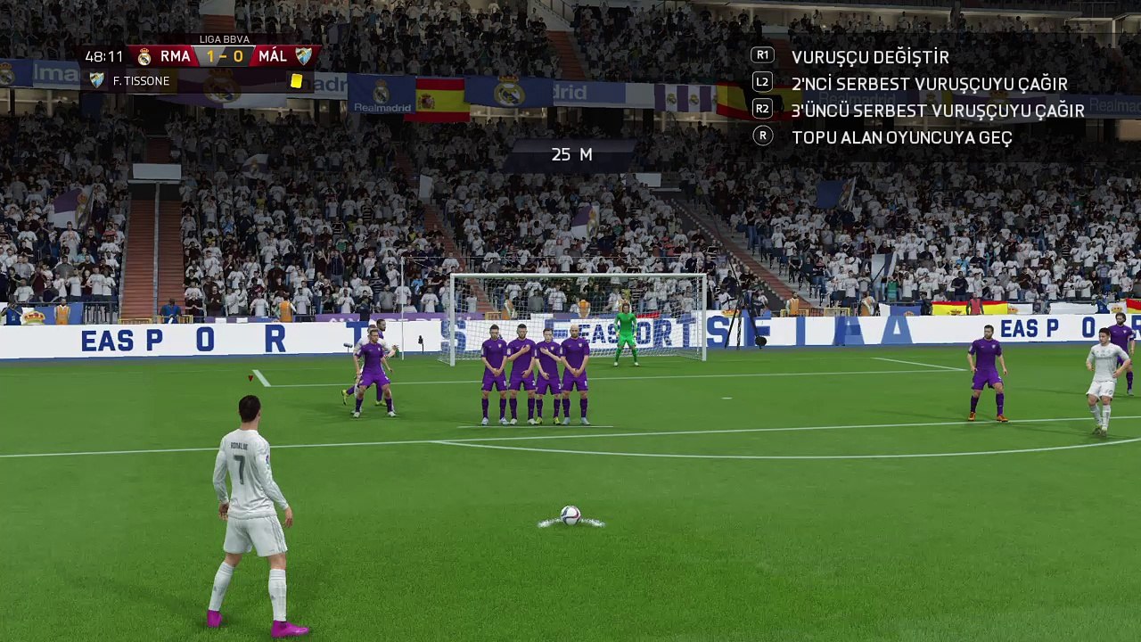 FIFA 16 Ronaldo freekick