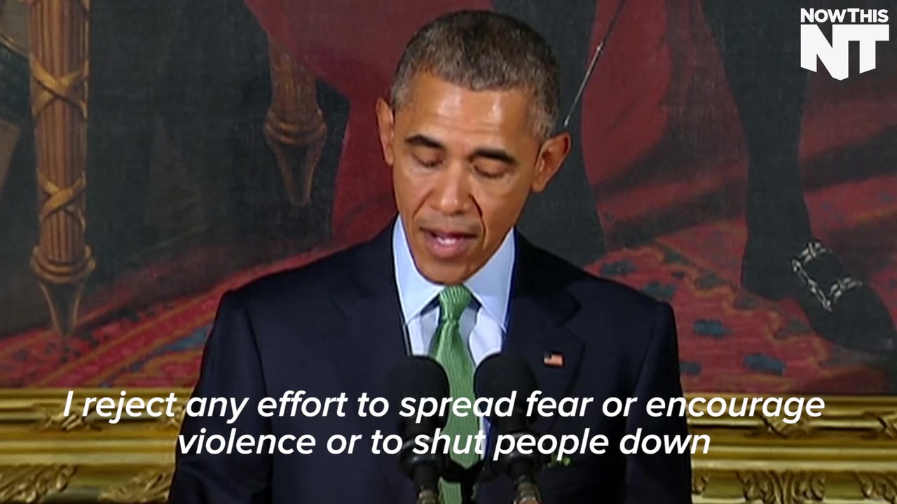 President Obama Says He Condemns Violence On The Campaign Trail