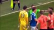 Linfield goalie gets sent off v Glenavon, outfield player saves the penalty