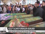 Kızılay saldırısı kurbanları Karşıyaka Cami'nde gözyaşları ile uğurlandı