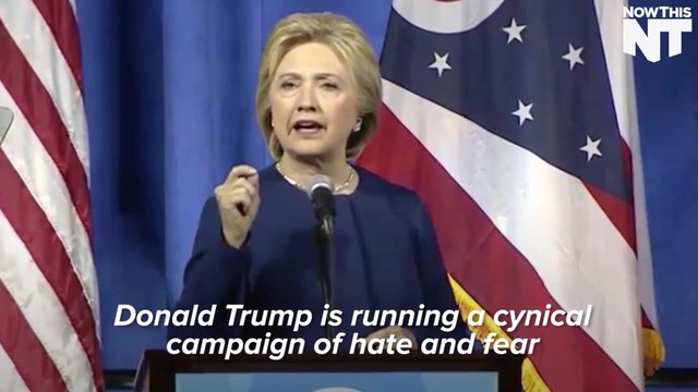 Hillary Clinton Blames Trump for Stoking Violence