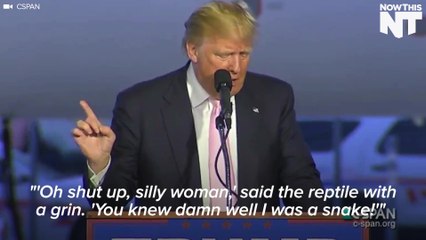 Donald Trump Uses 'The Snake Song' To Villainize Refugees