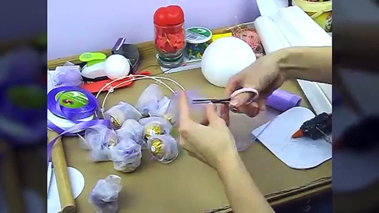 DIY Ferrero Rocher bouquet ( ENG Subtitles) Speed up #65