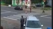 Distracted driver crashes car while staring at prostitutes