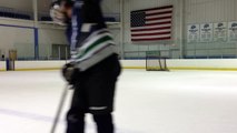 Slap Shots and breakaway shots with Bauer Nexus 600 on Ice. #Hockey Toews Curve