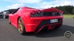 Ferrari 430 Scuderia HUGE REVS  Accelerations Sounds!