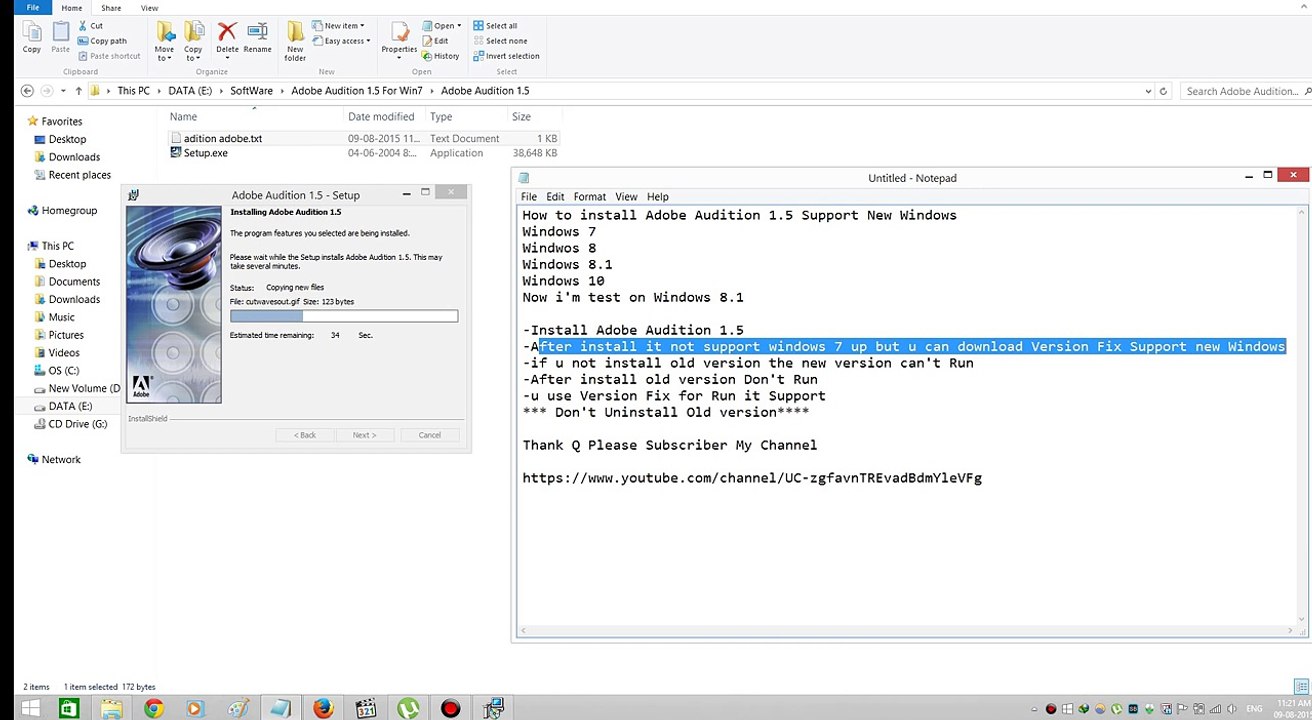 Adobe Audition 1.5 For Win7 Win8 Win8.1 Win10