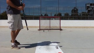 Toews Water Bottle Challenge Trick Shot with a beer can though in slow motion