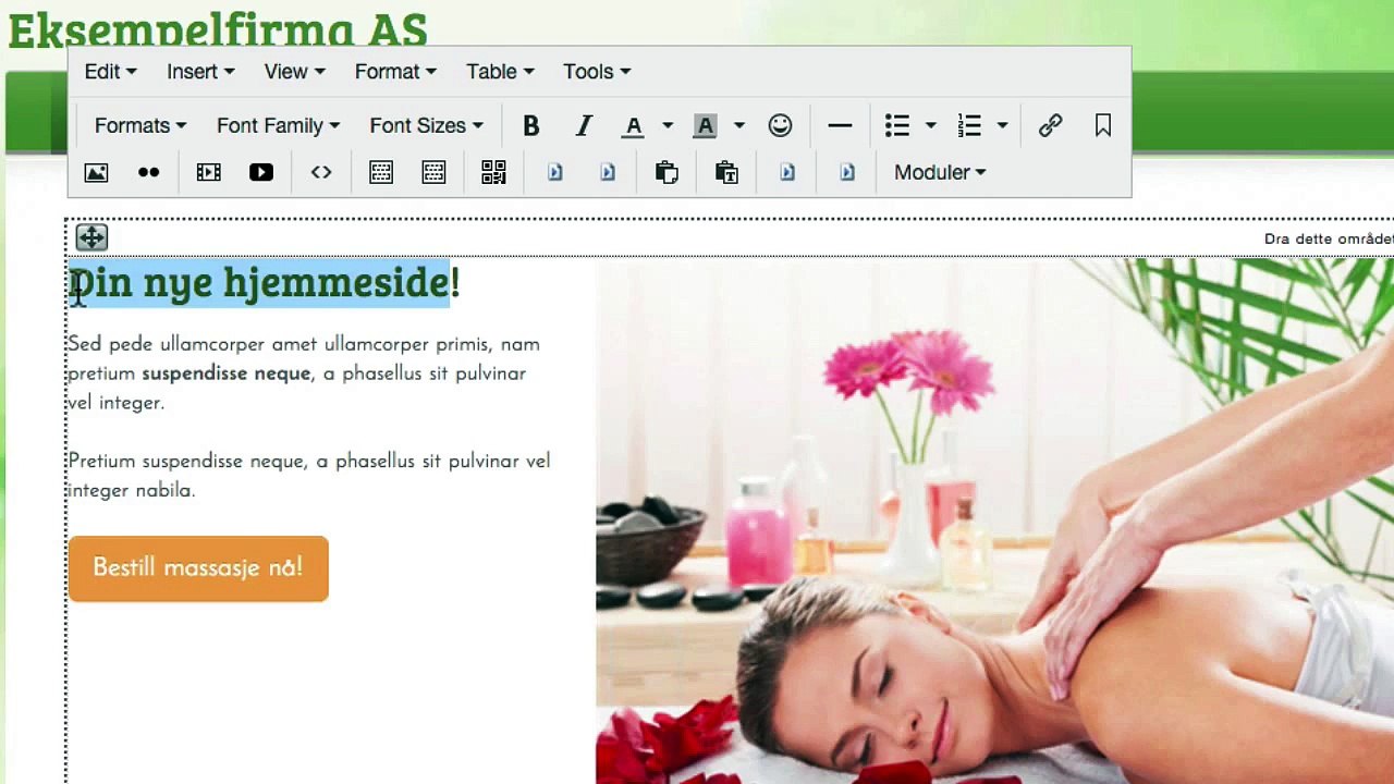 Lettbrukt hjemmeside program gjør det lettere å lage nettside