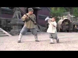 Jackie Chan learning Shaolin a Kid