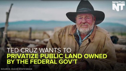 Ted Cruz Wants to Privatize Public Land