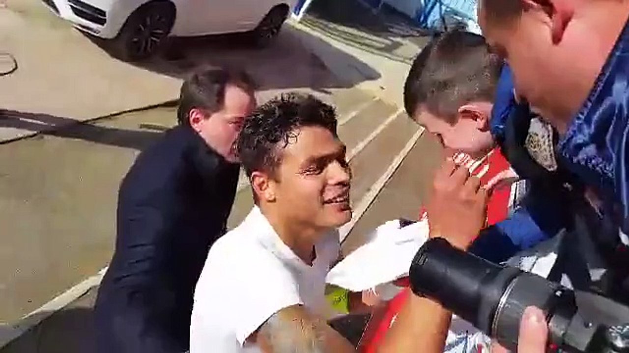 Le beau geste de Thiago Silva à un enfant qui fêtait son anniversaire