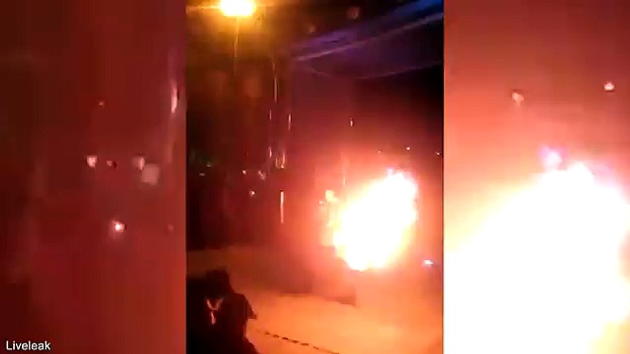 Russian Performer Sets Himself On Fire