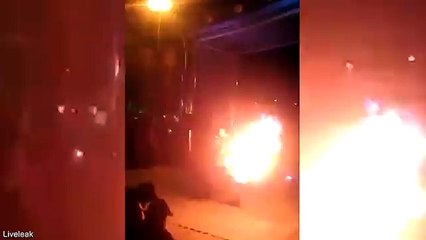 Russian Performer Sets Himself On Fire