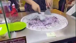 How to make ice cream in Rolls (Thailand)