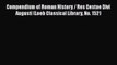 Read Compendium of Roman History / Res Gestae Divi Augusti (Loeb Classical Library No. 152)