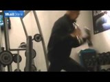 Barack Obama: President of The United States of America Working Out Training In Polish Hotel Gym!