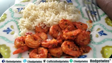Spicy Shrimp & White Rice Bodybuilding Meal Example @hodgetwins