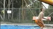 hitting head in the pool