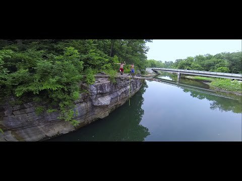 Cliff-Jumping and Submachine Guns Captured on Drones and Slow-Mo