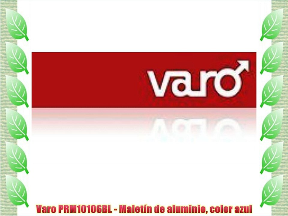 Varo PRM10106BL - Maletín de aluminio color azul